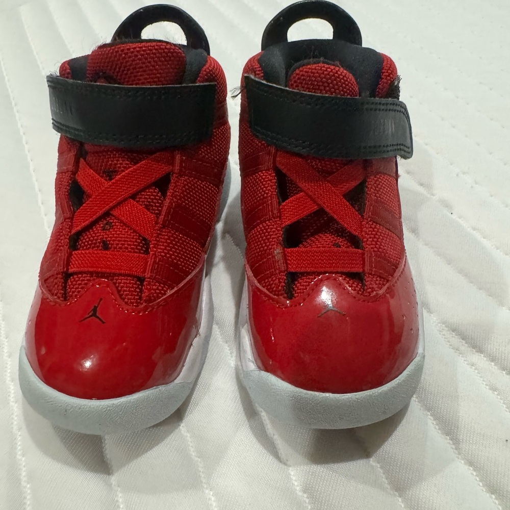 Jordan Red Kids Sneakers